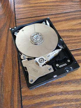 THE CULPRIT. Does seeing a disk's platters exposed hurt you?